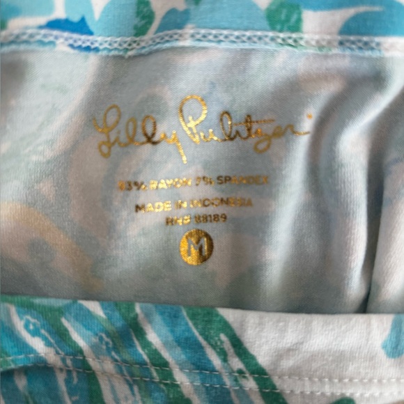 Lilly Pulitzer Floral Print Dress in Blue and Green, medium - Picture 4 of 4